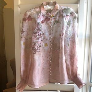 Zimmerman Floral Sheer Blouse